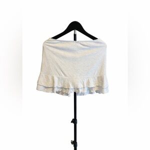 White Recycled Polyester Skort